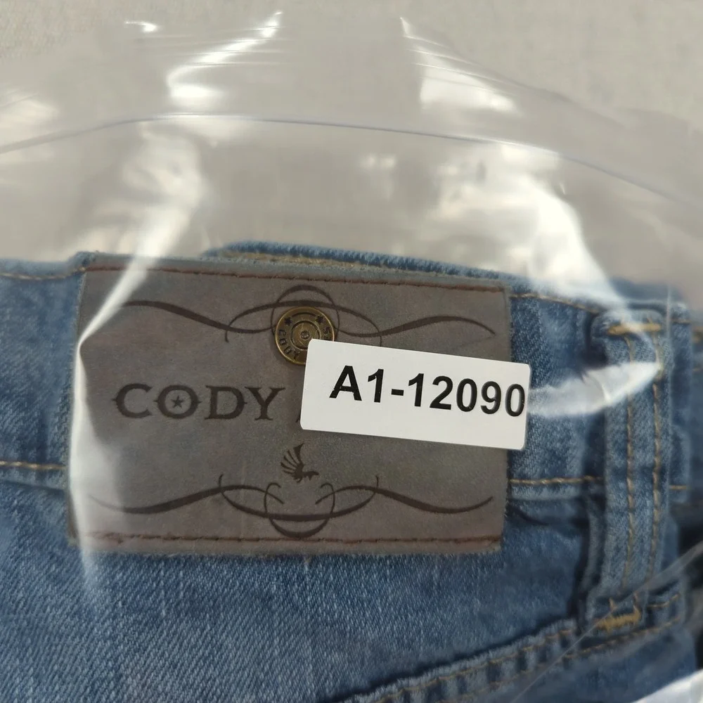 Cody James Jeans Mens 31x30 Blue Straight Light Wash Western Cowboy